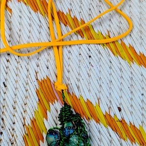 Handmade wire wrapped necklace